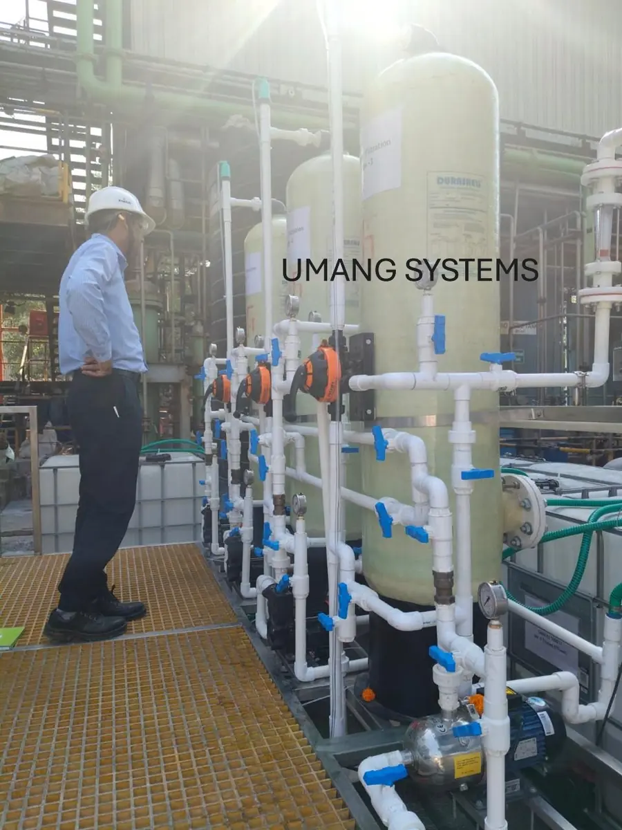 Representative actual water treatment project work by Umang Systems