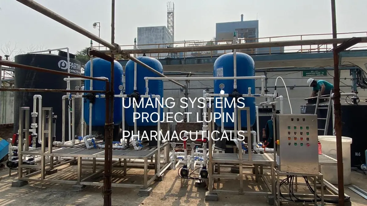 Lupin Pharmaceuticals industrial water-treatment project by Umang Systems