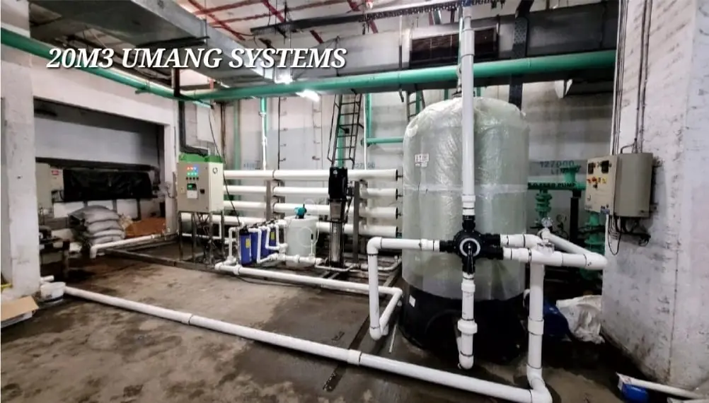 Umang Systems stainless steel industrial process plant and tanks