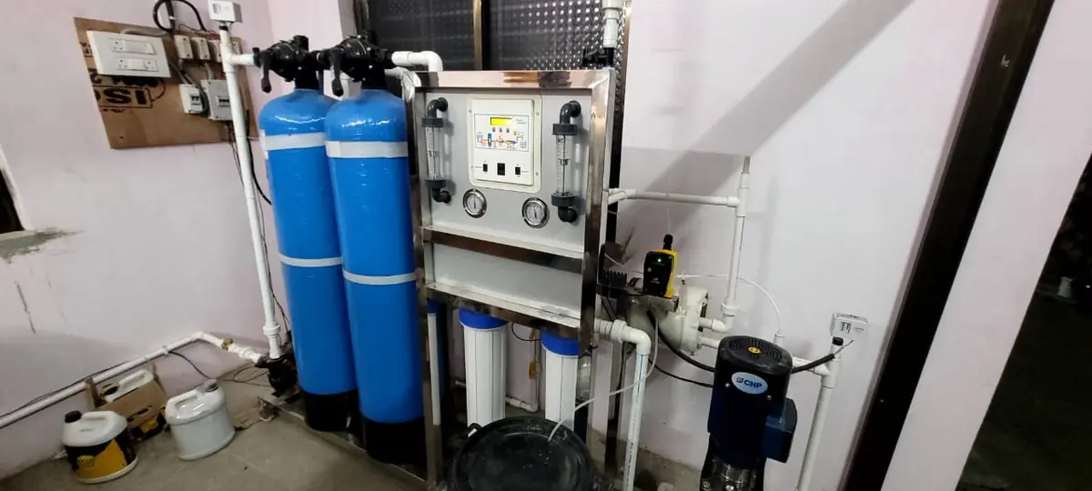 Compact industrial RO water-treatment package by Umang Systems